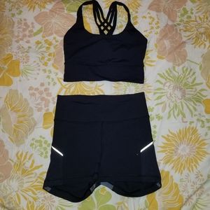 Lululemon Sports Bra and Shorts NWOT